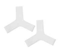 Sangle de Talon pour Palmes de Plongée, Silicone Blanc, Paire M L Xl | Remplacement des Ailerons Fixes, Bandes Flexibles, Confort Doux, D'irritation et Perte D'énergie
