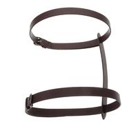 Sangle de Tapis de Yoga Pu Marron, Porte-couvertures Portable Réglable | Usage Voyage et Camping Extérieur, Forme H, Soutien Léger Multifonction pour Tapis et Couverture