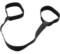Sangle de tapis de yoga réglable noire pour le sport et l'épaule, ceinture de transport élastique, taille M, polyester, autres pierres précieuses, yoga