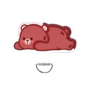 Sangle de téléphone en forme d'ours de dessin animé Coussinet Souple Amovible Lanyard Clip Sécurisez les conceptions qui ne glissent pas pour téléphones portables Accessoires de téléphone Dessin animé