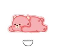Sangle de téléphone en forme d'ours de dessin animé Coussinet Souple Amovible Lanyard Clip Sécurisez les conceptions qui ne glissent pas pour téléphones portables Accessoires de téléphone Dessin animé