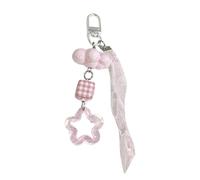 Sangle de téléphone tendance avec pendentif en forme de cœur et papillon - Lanière de poche - Porte-clés - Décoration de voiture - Chaîne papillon en forme de cœur - Sangles de téléphone - Cordon