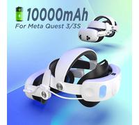 Sangle de tête confortable pour batterie 10000mAh, pour Meta Quest 3/3s, sangle Elite de remplacement PD18W, charge améliorée, temps de jeu, étui de transport Carrying case only