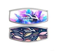 Sangle de tête de plongée avec tuba en néoprène doux et élastique pour fournir une protection des cheveux et un maintien sûr pendant les activités aquatiques (violet)