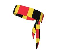 Sangle de tête de sport double face pour homme et femme - Évacuation de l'humidité - Athlétique pour la course, la gym, l'entraînement - Drapeau de la Belgique