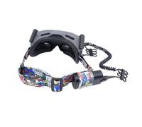 Sangle de tête élastique pour DJI 2 FPV V2 Avata, bande en nylon réglable avec motif graffiti, ajustement sûr pour un vol immersif
