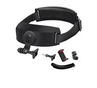 Sangle de tête pour caméra d'action et téléphone, compatible avec DJI Action 5 Pro/4/3, Insta.360 Go 3/Go 3S/ X5/X4/X3 et Go.Pro, ensembles POV prend en charge les prises de vue verticales et