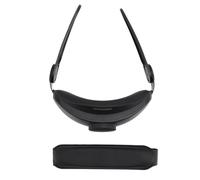 Sangle de tête réglable pour Casque VR, Remplacement léger et Confortable de la Sangle du Casque VR avec Coussin en Cuir PU amélioré, Conception Ergonomique pour Une Immersion (Noire)