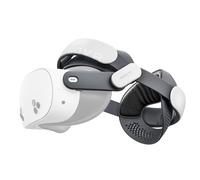 BOBOVR Sangle de Tête VR pour Meta Quest 3 / 3S Réglable et Ergonomique Blanc