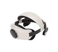 Sangle de Tête VR pour Quest 2, Sangle Elite pour Lunettes VR Quest 2, avec Capuche Ronde à 360 Degrés, Respirante et Confortable, Batterie 5300 MAh