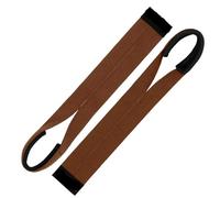 Sangle De Tirage Musculation 1 paire de sangles levage for haltères, soulevé terre, ceinture musculation, bandes antidérapantes for les mains et poignets, auxiliaire d'entraînement physique(Brown)