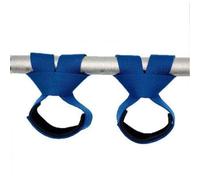 Sangle De Tirage Musculation 1 paire de sangles levage for haltères, soulevé terre, ceinture renforcement, bandes antidérapantes for poignets, auxiliaire d'entraînement physique(Blue,S)