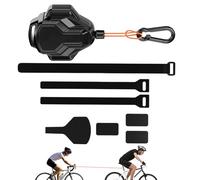 Sangle de traction auto-rétractable pour vélo de 2,6 m - Sangle de traction parent-enfant - Connecteur de ceinture pour sentier, parc, groupe, cyclisme, exercice quotidien, activités récréatives en