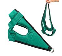 Sangle de traction cervicale - Faisceau de câble de traction cervicale - Dispositif d'étirement de la colonne vertébrale réglable - Décompresseur avec col suspendu avec anneau de fixation en acier