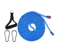 Sangle de Traction pour Luge avec Anneau D en Métal | Corde de Remorquage Renforcée de 4 Mètres pour et Adultes | pour Luge de Neige, Traîneau et Toboggan | Haute Résistance et Capacité de Cha