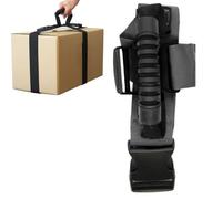 Sangle de transport avec poignée, sangle de déménagement réglable pour soulever des boîtes lourdes, des bagages, des courses et des sacs de rangement, ceinture à main de style croisé pour un