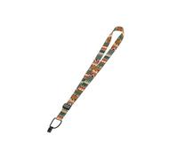 Sangle de transport GEWA pour ukulélé - sangle en nylon largeur 25 mm - crochet en plastique souple - longueur réglable de 70 à 100 cm - motif Hawaii