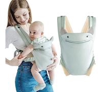 Sangle De Transport Pour Bébé - Vert, Avec Poches, Quatre En Un, Facile À Porter, Réglable De Manière Ergonomique Et Respirante, Parfaite Pour Les Nouveau-Nés Jusqu'aux Nourrissons De Moins De 15 Kg