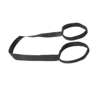 Sangle de transport pour tapis de yoga, bandes extensibles réglables, en polyester robuste, résistant aux taches, lavable, exercices d'étirement, 55 x 2,5 cm, noir, 1 pièce
