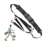 Sangle de transport pour trottinette électrique design ergonomique et haute | Pliable pour scooter pour adolescents, enfants, adultes, étudiants universitaires, déplacements, métro, train, voiture
