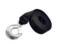 Sangle de treuil de bateau - Sangle de remorquage robuste - Sangle de treuil de voiture en polyester avec crochets, résistance à la rupture, sangle de remorque de bateau pour bateau, bateau