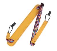 Sangle de Ukulélé sans Perçage à Double Crochet J, Réglable | Cuir Pu, Maintien Stable de L’angle, pour Soprano, Cours, Garçon et Filles et Professeurs de Musique