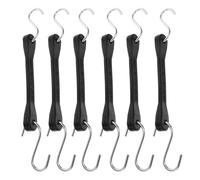 Sangle de Valise de Fixation en Caoutchouc et Fer, Lot de 6 | Fixation pour Valise, Sangle de Bagage Portable, Maintien Sécurisé des Bagages, Facile à Utiliser