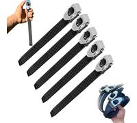 Sangle De Verrouillage Ultra-Résistante, Boucle à Cliquet Métallique Réglable Multifonction Et Sangle Flexible Ultra-Résistante Avec Boucle Métallique, Sangles De Verrouillage(50cm/19.69in,5PCS)