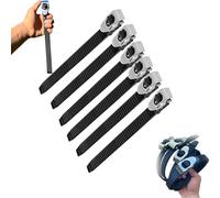 Sangle De Verrouillage Ultra-Résistante, Boucle à Cliquet Métallique Réglable Multifonction Et Sangle Flexible Ultra-Résistante Avec Boucle Métallique, Sangles De Verrouillage(50cm/19.69in,6PCS)