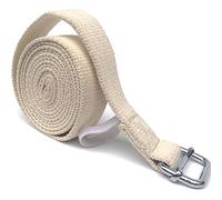 Sangle de Yoga 9.8ft Coton Matériel Sangle de Yoga Fitness Sangle d'étirement Exercice Bande de Fitness pour Yoga Pilates Gym Exercice