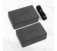 Sangle de yoga avec bloc Myga Noir TU