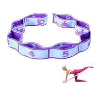 Sangle de Yoga Extensible 8 Boucles Numérotées | Bande d'Exercice Élastique, Pour Pâques et Carnaval, Stretching pour Yoga, Pilates, Danse et Gymnastique