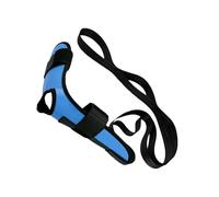 Sangle de yoga extensible avec boucles, ceinture d'étirement des jambes pour entraînement à domicile, pilates, gymnastique, entraînement de fitness pour femme, homme, gym à domicile et exercice