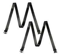 Sangle de yoga - Matériau en polyester réglable en longueur, avec boucle de tension sécurisée, amélioration de la flexibilité, méthode d'alignement prise en charge, portée étendue, aide à l'étirement