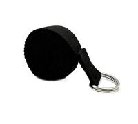 sangle de yoga Sangle de yoga en coton 183 x 3,8 cm, réglable, extensible, avec anneau D, for exercices fitness, Pilates pour pratique du yoga(Color4)