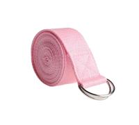 sangle de yoga Sangle de yoga en coton 183 x 3,8 cm, réglable, extensible, avec anneau D, for exercices fitness, Pilates pour pratique du yoga(Color2)
