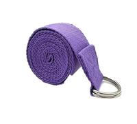 sangle de yoga Sangle de yoga réglable en coton extensible avec boucle D 1,8 m x 3, cm offrant une grande flexibilité for le pour pratique du yoga(Color3)