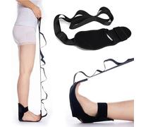 Sangle De Yoga Solde Sangle D'etirement Étireur De Fascia De Yoga avec Sangle De Yoga Jambes Ceinture D'étirement des Ligaments pour Physiothérapie Réadaptation Pilates Danse (Noir)