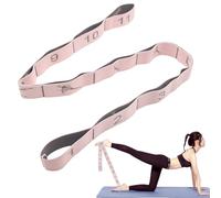 Sangle De Yoga Stretch - Sangle De Yoga Extensible Avec 11 Boucles - Bande élastique - Pour Pilates, Danse, Gymnastique, étirement Efficace