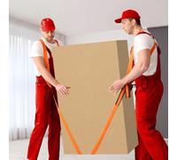 Sangle Demenagement, Sangles de Portage Déménagement, Sangle de levage pour 2 déménageurs, Jusqu'à 220kg, 2 Personnes Sangle de Levage Transporter et Manipuler des Objets Lourds Tels Que des Matelas