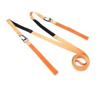 Sangle d'entraînement de sécurité au ski pour enfants, harnais de poitrine anti-chute réglable pour aide à l'apprentissage des sports d'hiver, sangle en nylon avec crochets, orange (orange)