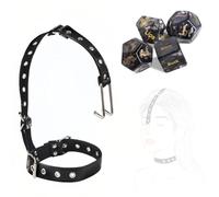 Sangle d'entraînement de Yoga Noire, Ensemble de Yoga avec Collier en Cuir