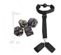 Sangle d'entraînement de Yoga Noire, Sangle d'entraînement de Yoga combinée pour Les Mains et Le Cou