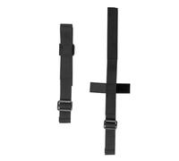 Sangle d'Entrejambe pour Chaise Haute Bébé - 1 Pièce Noire Universelle - Compatible Hauck Alpha, Stokke Tripp Trapp, Roba & Autres Modèles - Sécurité Renforcée (Arceau Avant/Table)