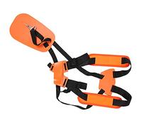 Sangle D'épaule de Tondeuse, Harnais de Tondeuse à Gazon, Double Ceinture D'épaule Réglable pour Débroussailleuse, Outil de Jardin, Nylon Orange