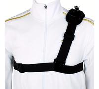 Sangle d'épaule pour caméra de sport, harnais de poitrine réglable | Prise de vue mains libres, compatibilité universelle, ajustement stable et sûr, port confortable, prêt pour l'aventure