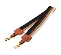 Sangle d'épaule pour Sacs Rayures Sangles avec Boucles Accessoires de Sac pour Femmes Remplacement de bandoulière Marron Clair