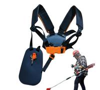 Sangle d'épaule réglable pour débroussailleuse | Harnais double pour débroussailleuse de jardin - pour pelouse, cour, jardin, tonte, coupe et machine de coupe