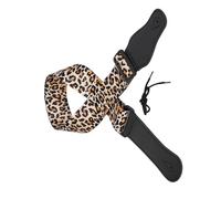 Sangle d'épaule réglable pour guitare électrique et acoustique avec extrémités en cuir, accessoires pour instruments à cordes, sangle d'épaule universelle épaisse pour guitare