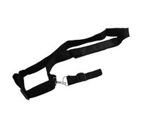 Sangle d'épaule rembourrée pour débroussailleuse, tondeuse à cordes et pièces de tondeuse à gazon, ceinture réglable en nylon avec coussinet confortable pour réduire la fatigue, noir (A)